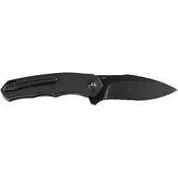 Ніж Cimmerian Knives C1 BSW Half Serrated N690 Black - мініатюра 2