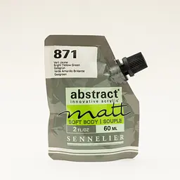 Акрилова фарба Sennelier Abstract, дой-пак, 60 мл, матова, Жовто-зелений яскравий (Bright Yellow Green)