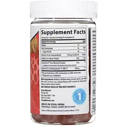 Вітамін D3 + K2 Trace Minerals Gummies зі смаком полуниці 60 цукерок - мініатюра 2