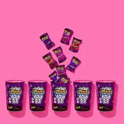 Льодяники Brain Blasterz Dark Fruits Tub 48г - мініатюра 4
