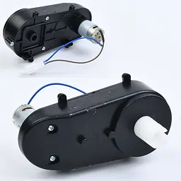 Рульовий редуктор до машини M 5072 12V RPM 8000 отвір під вісь 10мм 17см (M 5072-ST GEAR)