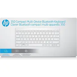 Клавіатура HP 350 Multi-Device Bluetooth UA White (692T0AA) [160272] - мініатюра 9