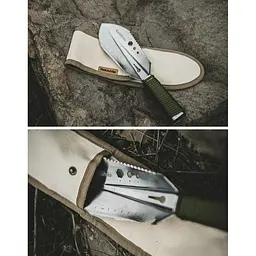 Багатофункціональна лопата Naturehike NH20GJ001 паракорд, нержавіюча сталь - мініатюра 3