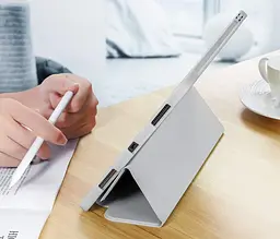 Чохол-книжка CDK для Apple iPad Air 10.9" 4gen 2020 екокожа/силікон Smart Case cлот стилус (011190) grey - мініатюра 6