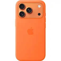 Чохол Silicone Case with Button, Animation, MagSafe для Apple iPhone 17 Pro Orange ААА [149944] - мініатюра 2