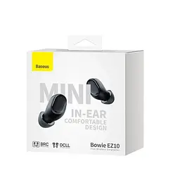 Навушники Baseus Bowie EZ10 True Wireless Earphones чорні A00054300116-Z1 - мініатюра 5