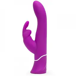 Вибратор Happy Rabbit Curve Rabbit Перезаряжаемый кролик, 25.4х3.8 см фиолетовый - миниатюра 2