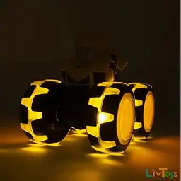 Іграшкова машинка John Deere Kids Monster Treads Бамблбі з великими колесами що світяться (47422) - мініатюра 7
