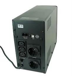 Джерело безперебійного живлення EnerGenie 1200VA LCD USB метал (EG-UPS-033) - мініатюра 3