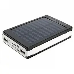Солнечный повербанк UNIQUE 90000/9600 мА·ч • Портативный внешний аккумулятор Solar с фонариком для телефона и USB-гаджетов - миниатюра 3