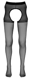 Колготки Cottelli Collection Sex Tights S/M чорний - мініатюра 6