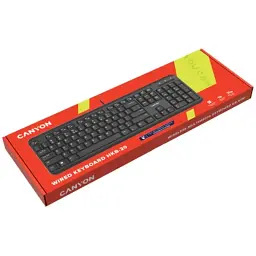 Клавіатура Canyon HKB-20 Velvet USB UA Black (CNS-HKB02) - мініатюра 5