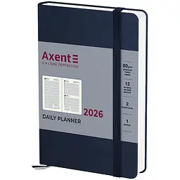 Щоденник Axent 2026 Pocket Strong 104х146 мм синій (8833-26-02-A)