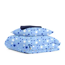 Дитяча постільна білизна Cosas COLOR STARS CS1 110х140см (StarsColorBlue_DarkBlue_140)