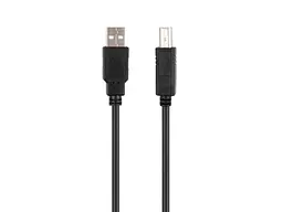 Кабель Vinga USB 2.0 AM/BM Black 5m (VCPUSBAMBM5BK) - мініатюра 2
