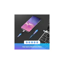 Дата кабель USB-C to USB-C 2.0m US261 18W Round Cable Nickel Plating Aluminum Shell Black Ugreen (50152) - мініатюра 4