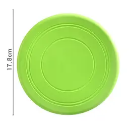 Силіконова літаюча тарілка-фризбі для собак Soft Silicone Dog Flying Disc, 1 шт.