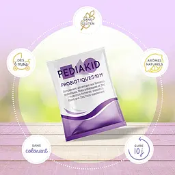 Пробіотик Pediakid Probiotiques-10M 10 пакетиків-саше - мініатюра 3