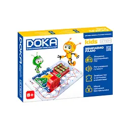 Конструктор електронний DOKA ЗБИРАЄМО РАДІО, D70703