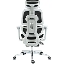 Офісне крісло GT Racer B-2450 White/Black [125571] - мініатюра 2