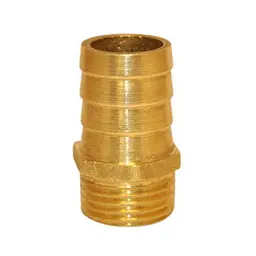 Штуцер для шланга Lexline К0008-7 1/2" Н D20 латунь 30412