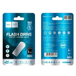 Флеш-накопичувач USB Hoco UD4 Intelligent high speed 8Gb сріблястий - мініатюра 4