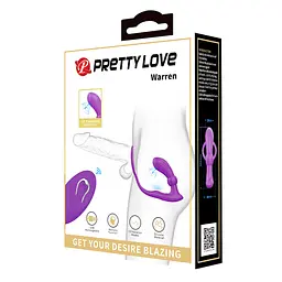 Стимулятор простати Pretty Love Warren, 17 см фіолетовий - мініатюра 7