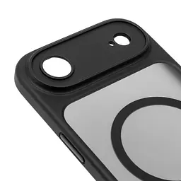Чехол для Apple iPhone 17 Air, Lush MagCase, черный, противоударная панель-накладка из TPU и PC, полупрозрачный чехол с MagSafe (с магнитом), с защитой камеры, поддержка беспроводной зарядки, защита всего корпуса, ArmorStandart (ARM87476) - мініатюра 4