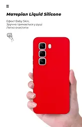 Чехол ArmorStandart ICON для Infinix Hot 50 Pro 4G Camera cover Red (ARM80974) - мініатюра 7