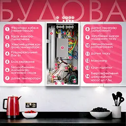 Котел електричний OnlyHeat DCN 8 кВт 220 Вх380 В - мініатюра 3