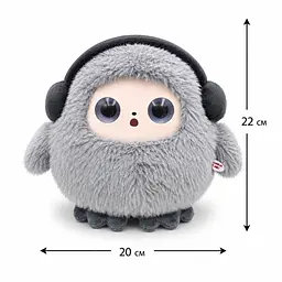 Інтерактивна м'яка іграшка Bobo GREY Smart AI Plush Toy з голосовим керуванням, Wi-Fi та мобільним застосунком Tuya - мініатюра 4