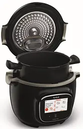 Мультиварка-скороварка Cook4me Touch, 1600Вт, чаша-6л, сенсорне керув., 13 програм, метал/плас Tefal kuh0015006 - мініатюра 5