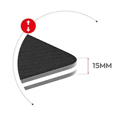 Комп'ютерний стіл HUZARO HERO 1.6 BLACK - мініатюра 6