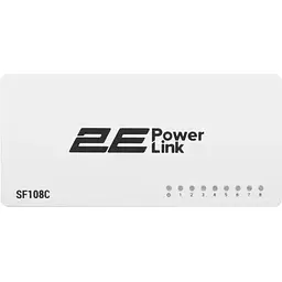Комутатор 2E PowerLink SF108C (8xFE, некерований) (2E-SF108C)