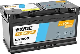 Автомобільний акумулятор EXIDE Premium 6СТ-100Ah АзЕ 900A (EN) EA1000
