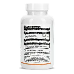 Жирні кислоти Omega 3 Premium, 60 капсул Progress Nutrition fit0024566 - мініатюра 2