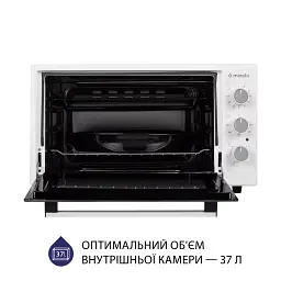 Електрична піч Minola FOET 3714 WH - мініатюра 2