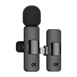 Бездротовий петличний мікрофон ArmorStandart ASM2 USB type-C black (ARM80110)