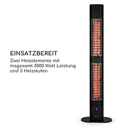 Інфрачервоний обігрівач Blumfeldt Heat Guru 3000 (10035938) - мініатюра 6