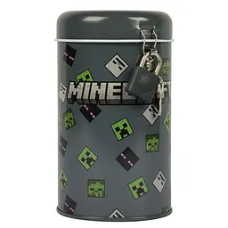 Скарбничка кругла Yes Minecraft 13х7,6 см металева (708576)