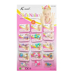 Нігті накладні дитячі з малюнками K·Nail Pretty Nails No 02