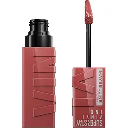 Cтойкая жидкая помада для губ Maybelline New York Super Stay Vinyl Ink тон 115 (Peppy) 4.2 мл