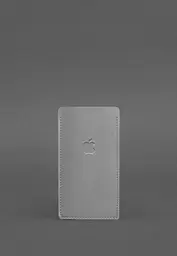 Шкіряний чохол для iPhone 13 Сірий