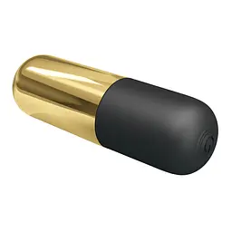 Вібратор для клітора Pretty Love Mini Massager 6 см золотий - мініатюра 4