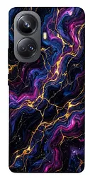 TPU чохол Demsky Purple space marble для Realme 10 Pro+