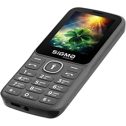 Мобільний телефон Sigma mobile X-style 242 LUCKY Grey (4827798792926) UA-UCRF [154213] - мініатюра 4