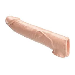 Насадка на пеніс Pretty Love Extension Penis Sleeve, 26 см (тілесний) - мініатюра 8