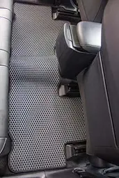 Килимки у салон EVA для Toyota RAV 4 2013-2019 ДВС / Hybrid з підп'ятником Бежеві-Бежевий кант 5 шт - мініатюра 4