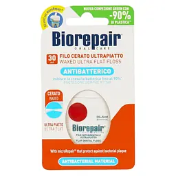 Зубна нитка-флос Biorepair Позбавлення чутливості з гідроксиапатитом та цинком РСА 30 м