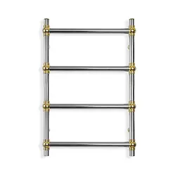 Водяна рушникосушка Navin Retro 500x800 Золоті кулі 12-028153-3680, Золотий - мініатюра 2